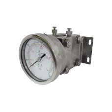 Manômetro Inox Diferencial  Série GLFDI e GLFDIG  