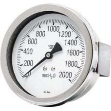 Manômetro Caixa Inox e Internos em Latão - GLFSCIP 62/100 